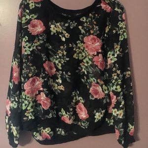 Black long sleeved shirt